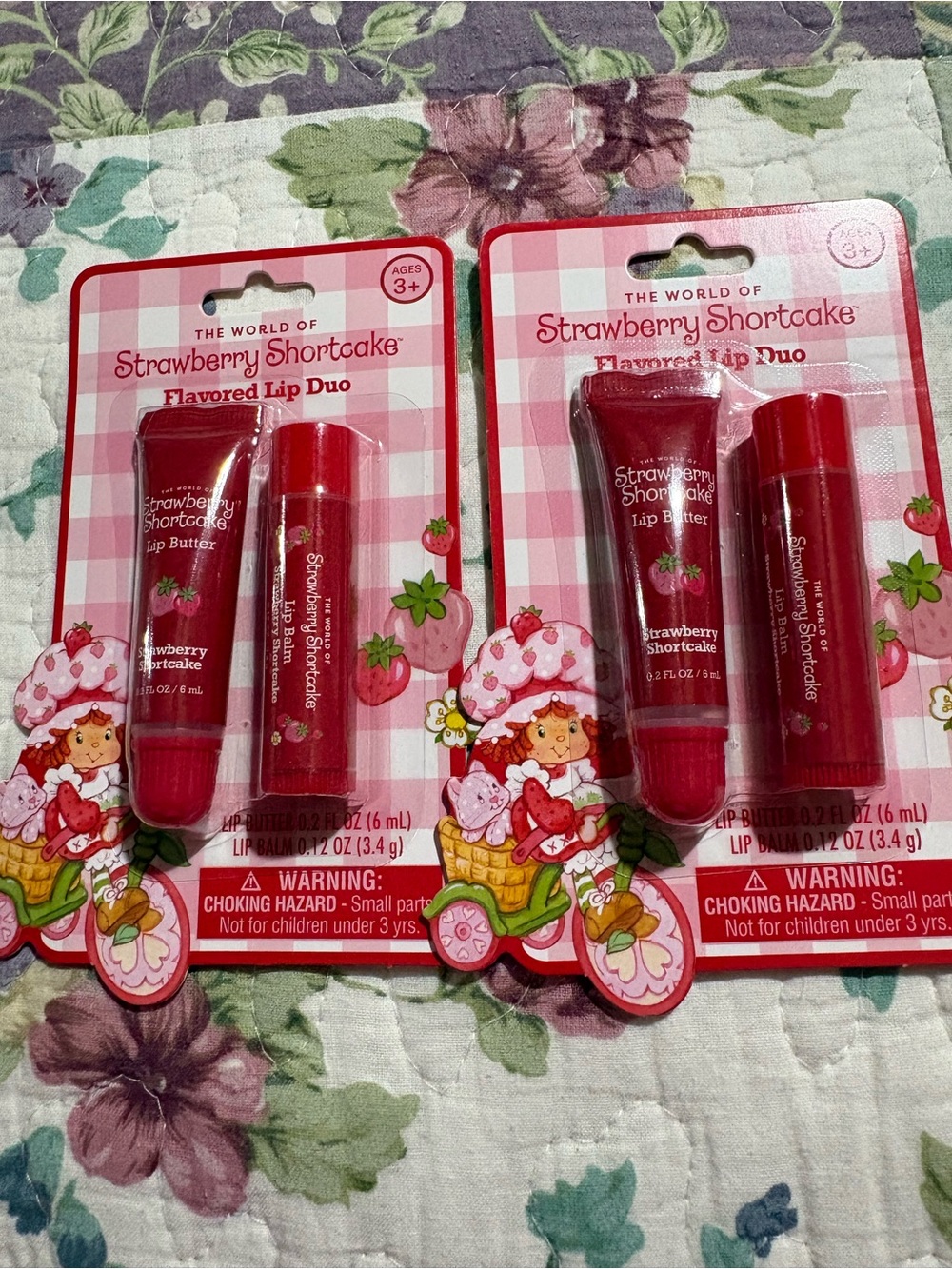 Strawberry Shortcake Flavored Lip Duo - Red